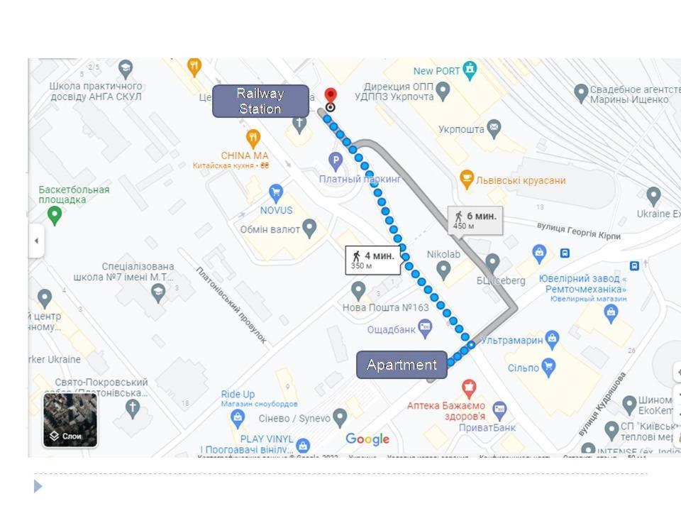 New Apartment Near Railway Station 1A Kiev Eksteriør bilde